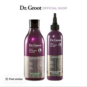 Hair Thickening Shampoo and Treatment Set - Purple